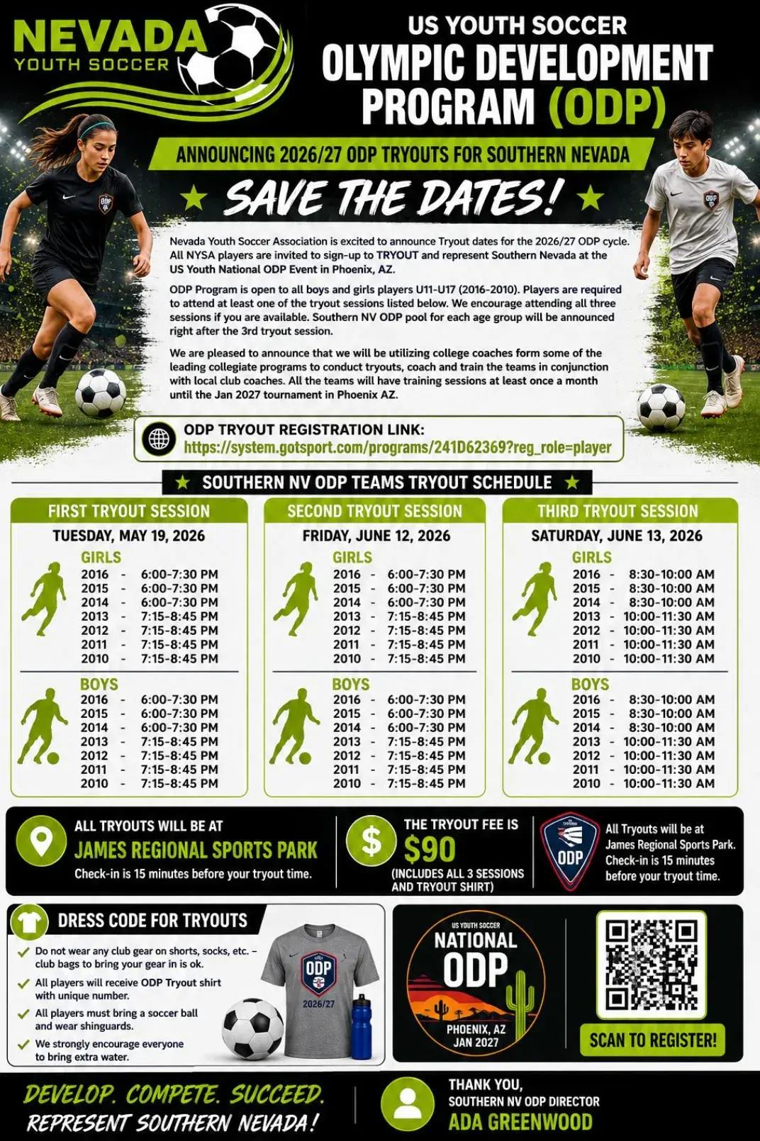US Youth Soccer Olympic Development Program US Youth Soccer Olympic Development Program